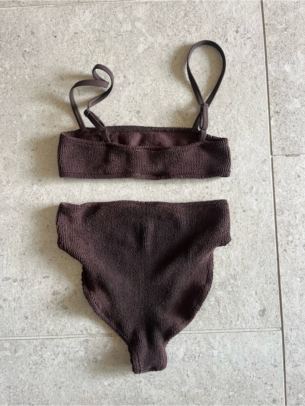 YouSwim Brown Bandeau Bikini Set - Picture 2 of 4